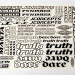 JCONCEPTS - DECAL SHEET CLUSTER / MISC, 2060, HC_OZ