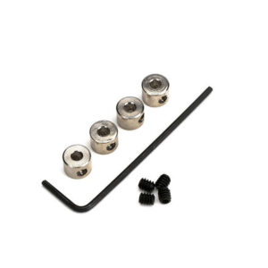 DU-BRO 3/32" PLATED BRASS DURA-COLLARS, 2.4MM, 4PC, 138, HC_OZ