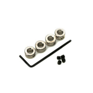 DU-BRO 3/16" PLATED BRASS DURA-COLLARS 4MM (4PC), DU-BRO141, HC_OZ