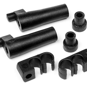 HOT BODIES, HPI FUEL TANK STAND-OFF & FUEL LINE CLIPS SET, 67364, HC_OZ
