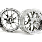 HPI  1/10 LP29 LM-R WHEEL CHROME 3MM OFFSET 12MM HEX, (2 PCS) 33459, HC_OZ