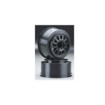 JCONCEPTS RULUX SLASH 1/10 REAR WHEEL, BLACK, 12MM HEX, 2PC 3322B, HC_OZ