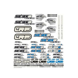 LRP DECAL SHEET - S8 BXR EVO 132556, HC_OZ