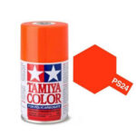 TAMIYA POLYCARBONATE SPRAY PAINT PS-24, FLURO ORANGE, 86024 HC_OZ