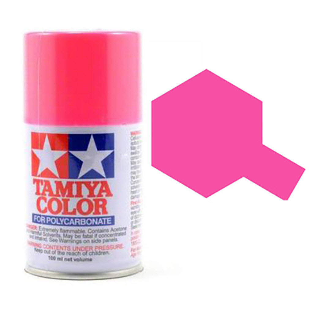 TAMIYA POLYCARBONATE SPRAY PAINT PS-29, FLURO PINK, HC_OZ