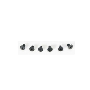 TEAM MAGIC  3x6MM HIGH TORQUE STEEL FLAT HEAD SCREW, 6PC, 126306HT, HC_OZ
