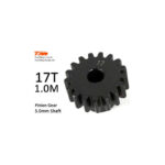 TEAM MAGIC 1.0 MODULE PITCH PINION GEAR, 17T, 5MM SHAFT K6602-17, HC_OZ
