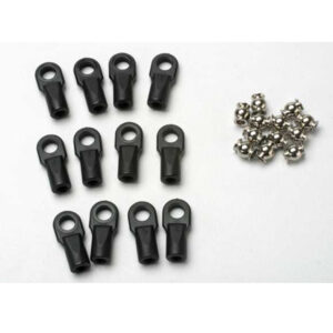 TRAXXAS ROD ENDS, REVO (LARGE) W/ HOLLOW BALLS (12), 5347, HC_OZ