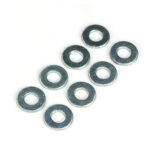 DUBRO NO. 4 FLAT WASHER, 8PC, DU-BRO 323, HC_OZ