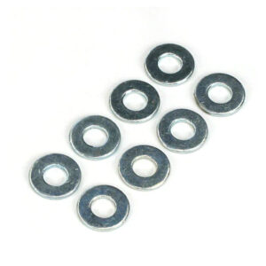 DUBRO NO. 4 FLAT WASHER, 8PC, DU-BRO 323, HC_OZ