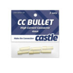 CASTLE CREATIONS BULLET CONNECTOR 4MM,16G/13G 75A, 3 SETS, 030-0000-00 HC_OZ