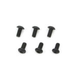TEAM MAGIC 3x8MM STEEL BUTTON HEAD SCREW 6PC 126308BU, HC_OZ