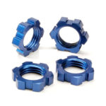 TRAXXAS WHEEL NUTS, SPLINED 17MM BLUE ANODIZED 4PC  5353, HC_OZ