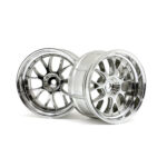 HPI 1/10 LP32 LM-R WHEEL CHROME (2 PCS), 6MM OFFSET, 12MM HEX, 33460, HC_OZ