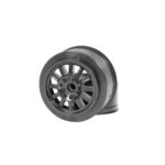 JCONCEPTS 1/10 RULUX SC10 FRONT WHEEL BLACK, REQUIRES BEARING, 2PCS 3317B HC_OZ