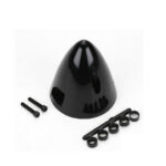 DU-BRO 2-1/2" DIA SPINNER BLACK,  (6.35CM) DU-BRO 285, HC_OZ