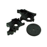 REDBACK RACING GEAR BOX HOUSING & SPUR GEAR 77T FOR REBEL, RBR-XP015, HC_OZ