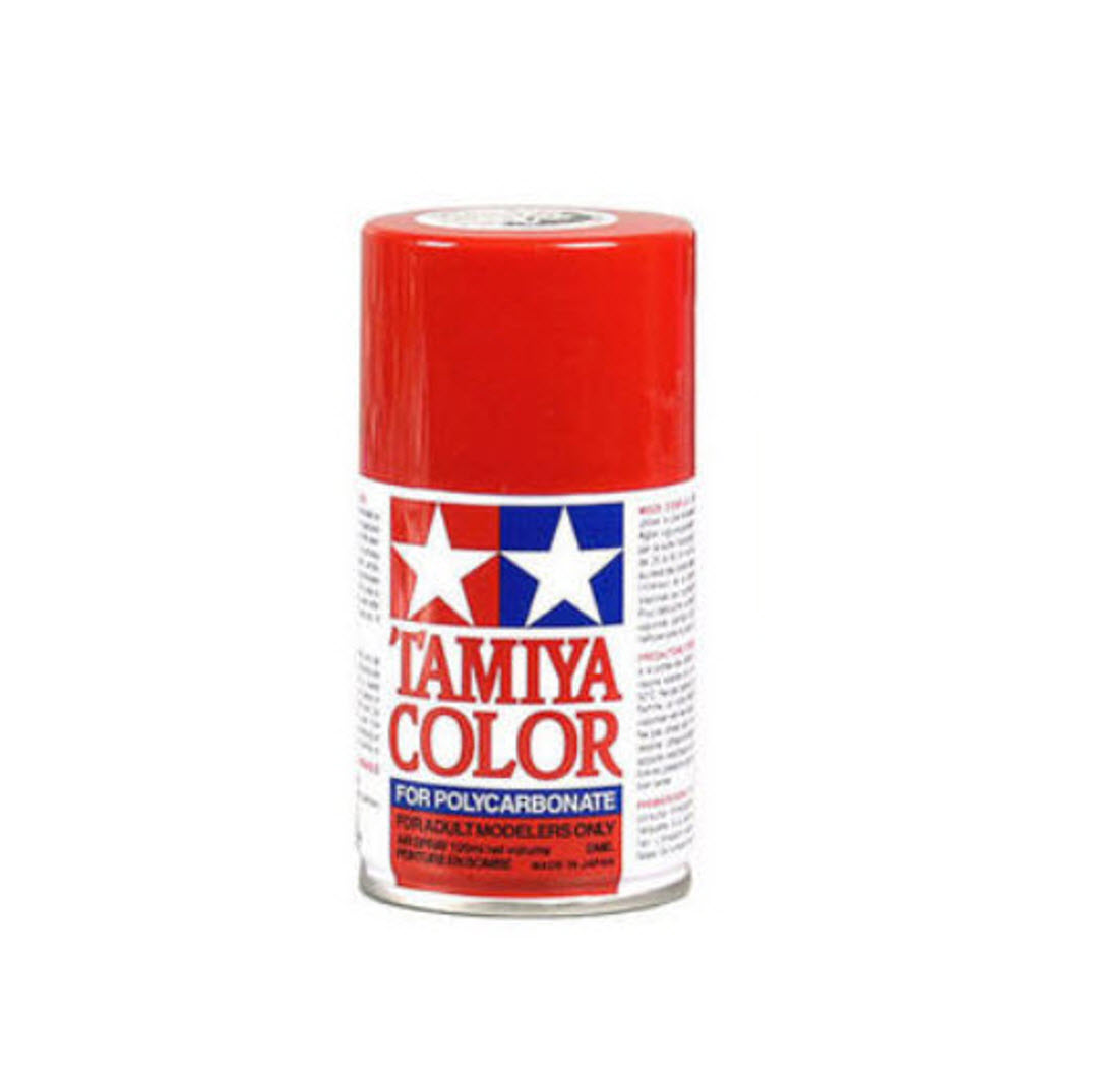 TAMIYA POLYCARBONATE SPRAY PAINT PS-2, RED, HC_OZ