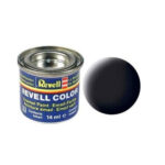 REVELL BLACK MATTE - FOR MODEL BUILDING 14ML, 32108, HC_OZ