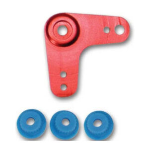 HOBAO (OFNA) ALUMINUM CNC L-SHAPE ARM, RED  10753, HC_OZ