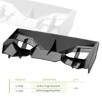 LOUISE 1/8 BUGGY/TRUGGY HIGH DOWNFORCE PERFORMANCE WING - BLACK, LT224, HC_OZ