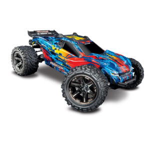 TRAXXAS 1/10 RUSTLER VXL B'LESS 4X4 TRUCK 104+KM TSM 67076-4R HC_OZ