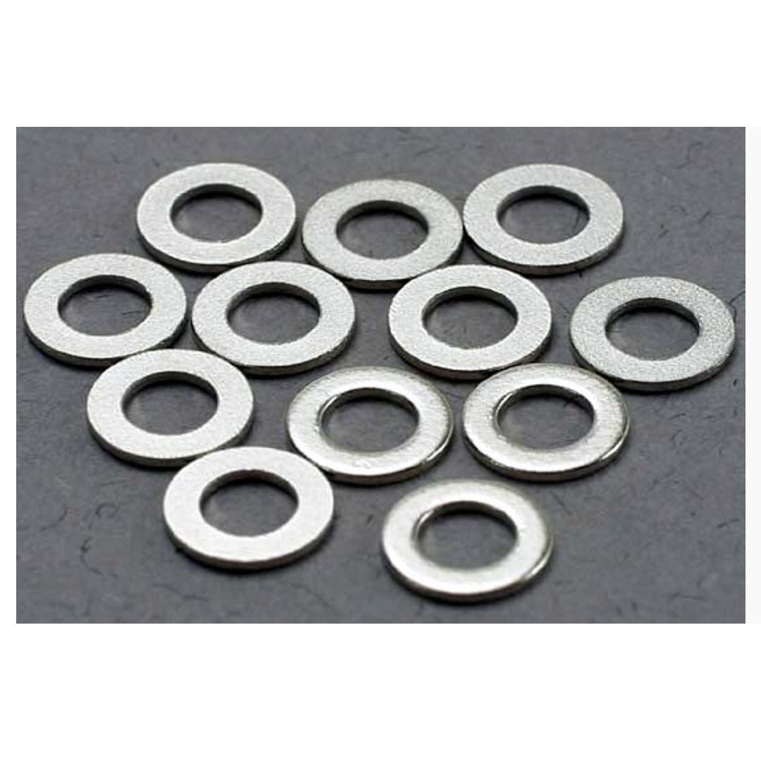 TRAXXAS WASHERS 3X6MM, METAL, 12PC, 2746, HC_OZ