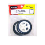 DU-BRO 1.86" MICRO SPORT WHEELS 47MM, 2PC, 186MS, HC_OZ