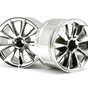 HPI 1/10 LP35 WHEEL ATG RS8, CHROME (9MM OFFSET), 2PC, 33464 HC_OZ