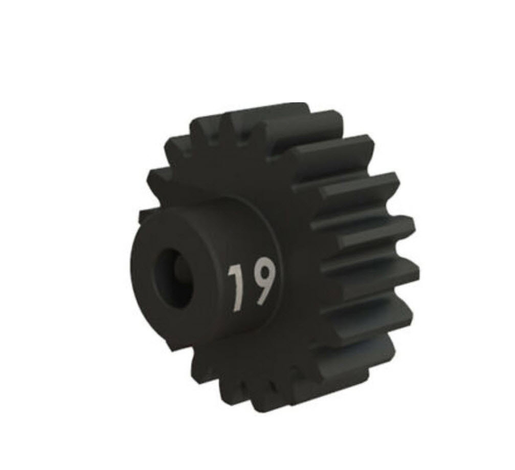 TRAXXAS GEAR 19T, 32P, HEAVY DUTY HARDENED STEEL PINION GEAR, 3949X, HC_OZ