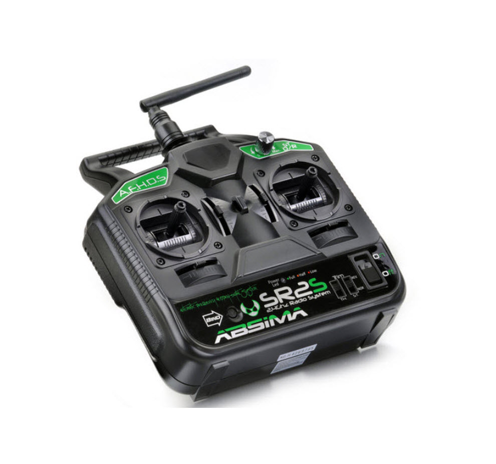 Absima SR2S 2 Channel Stick Radio 2.4GHz for RC Cars and Boats