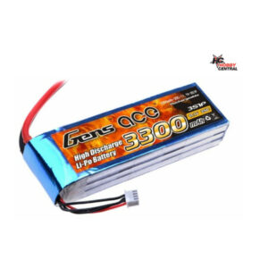 GENS ACE 11.1V 3S 3300MAH, LIPO, 25C, S'CASE, W/DEANS ACE25-3300-0301, HC_OZ