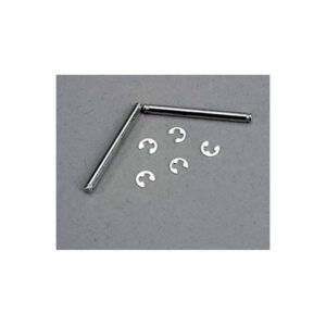 TRAXXAS SUSPENSION PINS,  2.5MMx31.5MM KING PINS W/ E-CLIPS 3740, HC_OZ