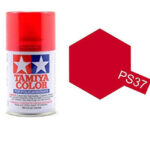 TAMIYA POLYCARBONATE SPRAY PAINT  PS-37, TRANSLUCENT RED, HC_OZ