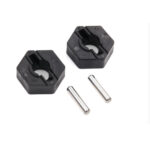 TRAXXAS HEX WHEEL HUBS, 2PC,& AXLE PINS 2PC, 4954, HC_OZ