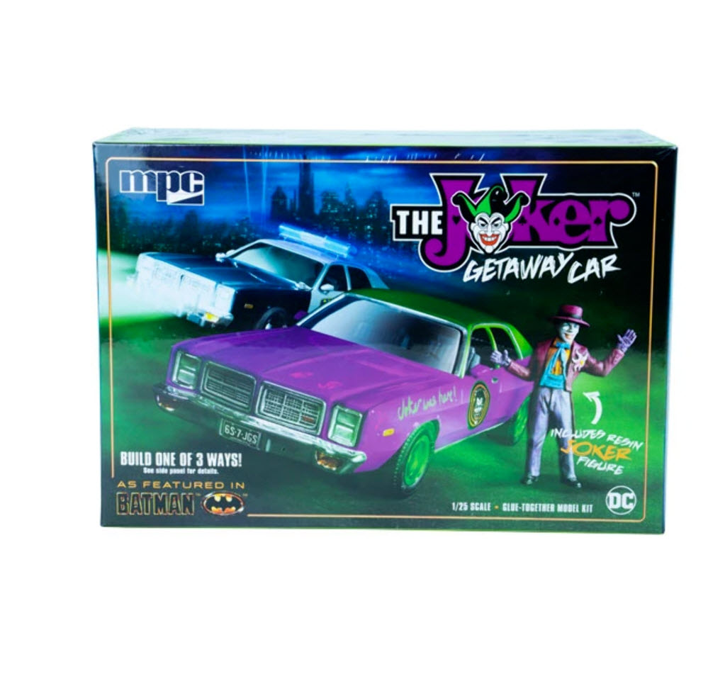 MPC THE JOKER GETAWAY CAR, 1:25 KIT, 3 IN 1, SKILL 2, 890, HC_OZ