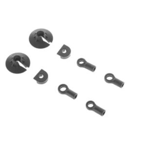 ARRMA SHOCK ROD END SET NERO, 2PC, AR330338, HC_OZ