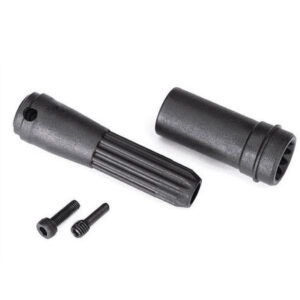 TRAXXAS DRIVESHAFTS CENTRE FRONT, 4MM SCREW PIN (1), 3X10 CS (1) 8556, HC_OZ