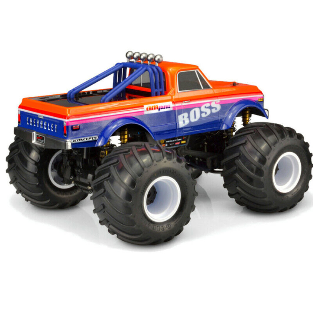 JCONCEPTS 1/10 1970 CHEVY K10 CLEAR BODY, CLOD BUSTER, STAMPEDE, 10.5" WHEELBASE JC0415 HC_OZ