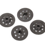 TRAXXAS WHEEL HUBS, HEX (DISC BRAKE ROTORS), 4PC, 8569, HC_OZ