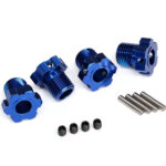 TRAXXAS WHEEL NUTS, SPLINED, 17MM, BLUE-ANODIZED 4PC 8654 HC_OZ