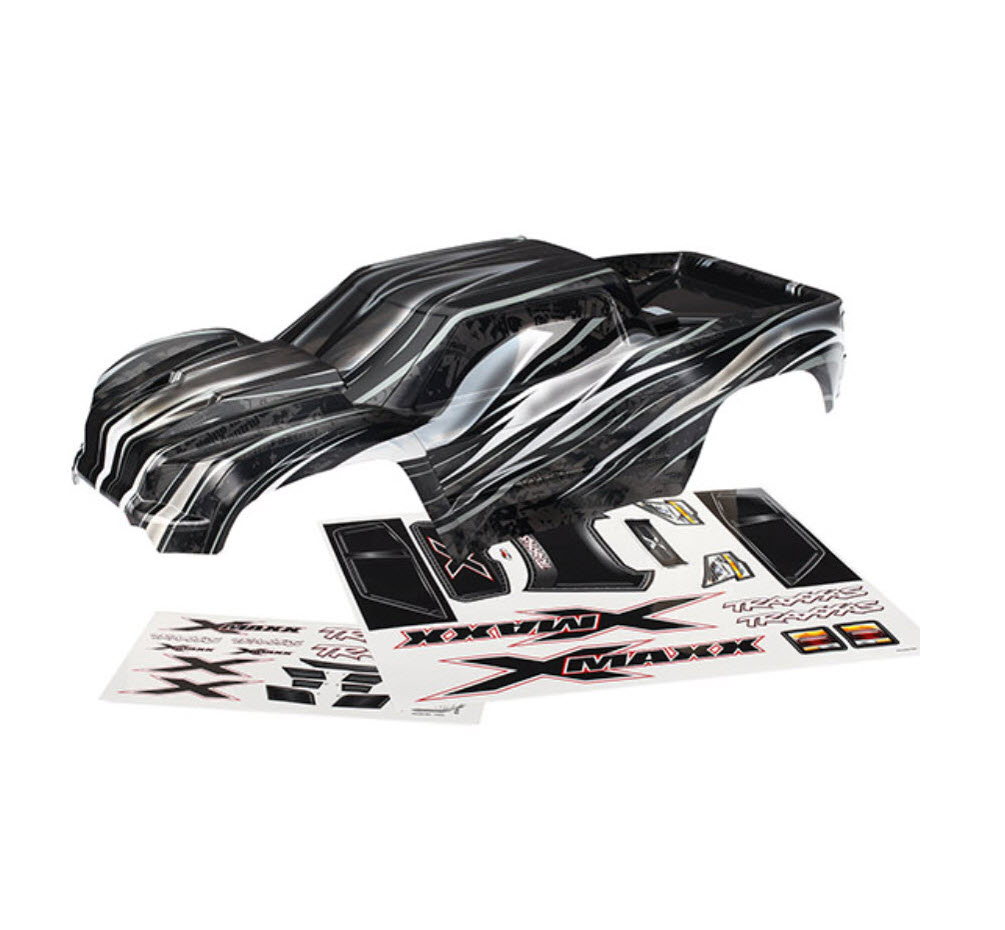 TRAXXAS 1/5 X-MAXX BODY, PRO GRAPHIX APPLIED, REQUIRES PAINT, 7711X, HC_OZ