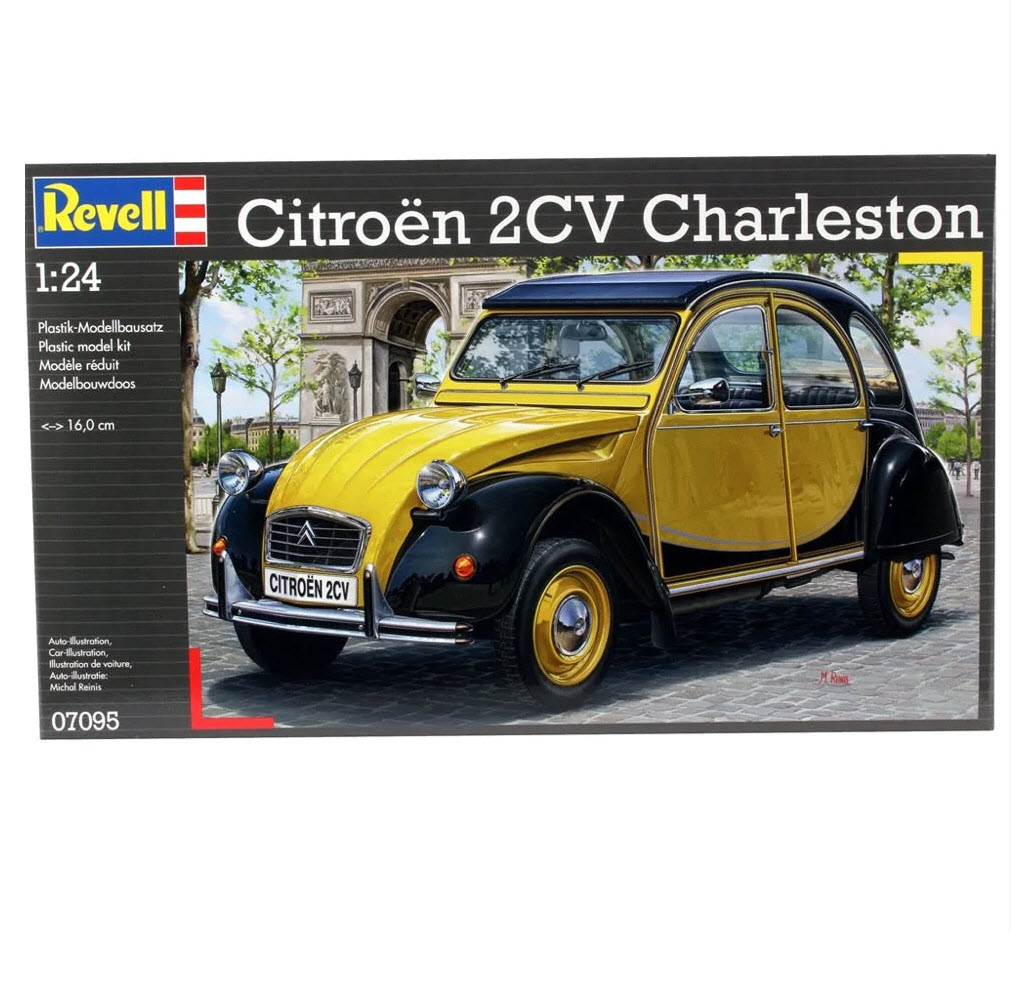 REVELL 1948 CITROEN 2CV CHARLESTON 1:24, LEVEL 3, 07095 HC_OZ