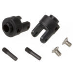 TRAXXAS DIFF OUTPUT YOKES, BLACK, 3X5MM CS SCREWS, 4628R, HC_OZ
