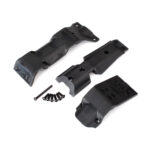 TRAXXAS SKID PLATE SET, FRONT, PLATE, REAR, FOR E-REVO 8637, HC_OZ