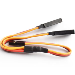 TORNADO RC 22AWG, JR STRAIGHT Y SERVO EXTENSION LEAD 15CM, TRC-3002-2 HC_OZ