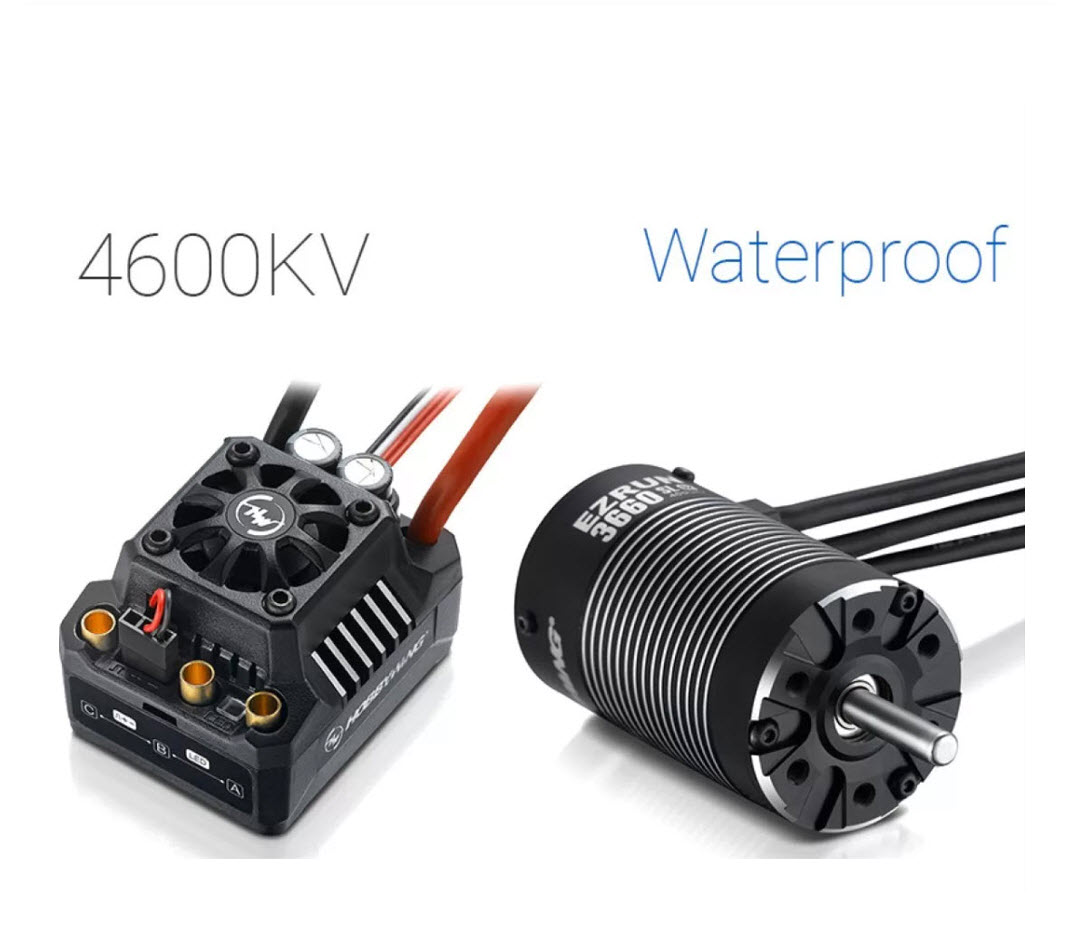 HOBBYWING EZRUN MAX10 COMBO B'LESS 3652SL 4000KV, 60A ESC HW38010204, HC_OZ