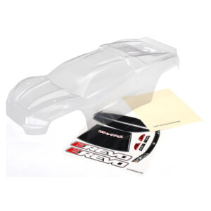 TRAXXAS 1/10  E-REVO BODY CLEAR, REQUIRES PAINT 8611, HC_OZ