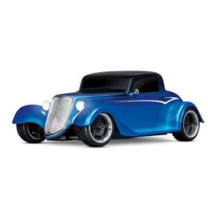 TRAXXAS 1/10 FACTORY FIVE 1933 HOT ROD COUPE, BLUE, RTR, 93044-4B, HC_OZ