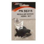 HITEC REGULAR SERVO HORN SET IN BLACK, 56315 HC_OZ